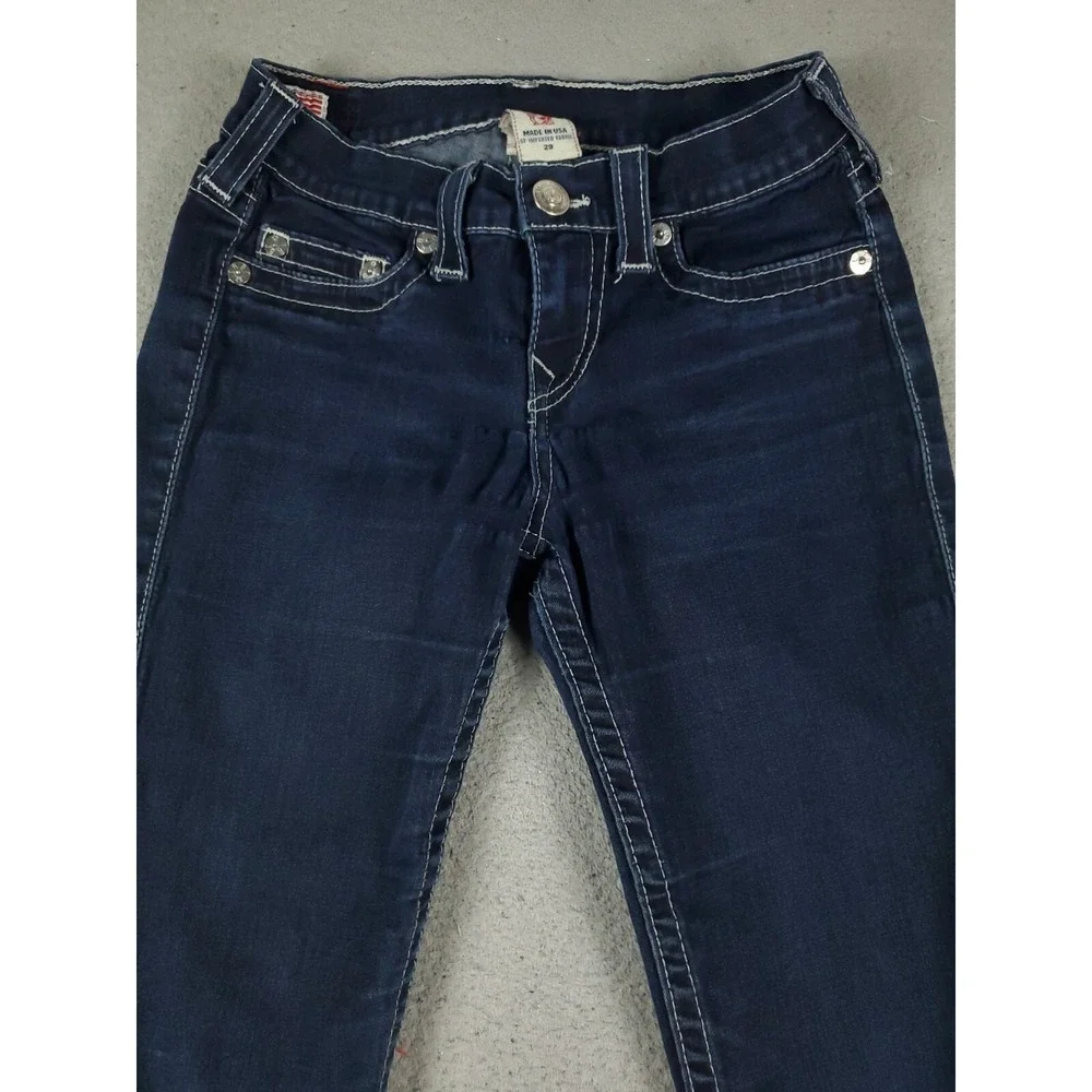 True Religion Jeans Womens Size 28x29 Denim Pants Ladies *